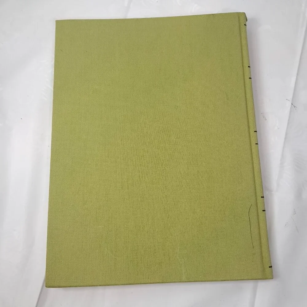 Vintage Federal Supply‎ Service RECORD Log Memorandum Book green notebook lined